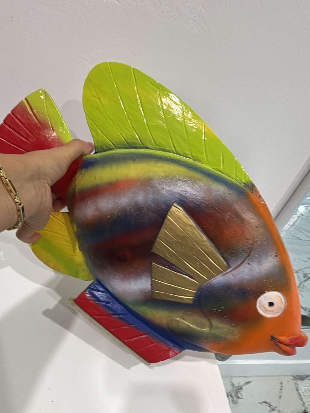 Vibrant! 🐠 Decorative Multicolor Stand Alone Tropical Fish | COASTAL ART
